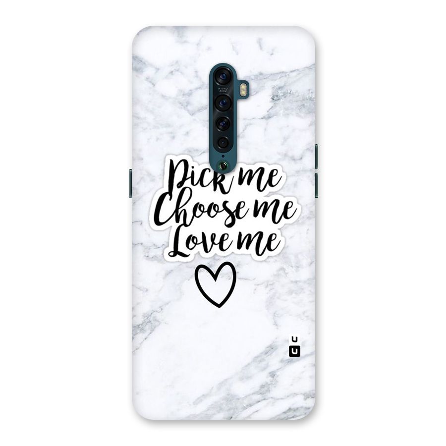 Just Me Back Case for Oppo Reno2