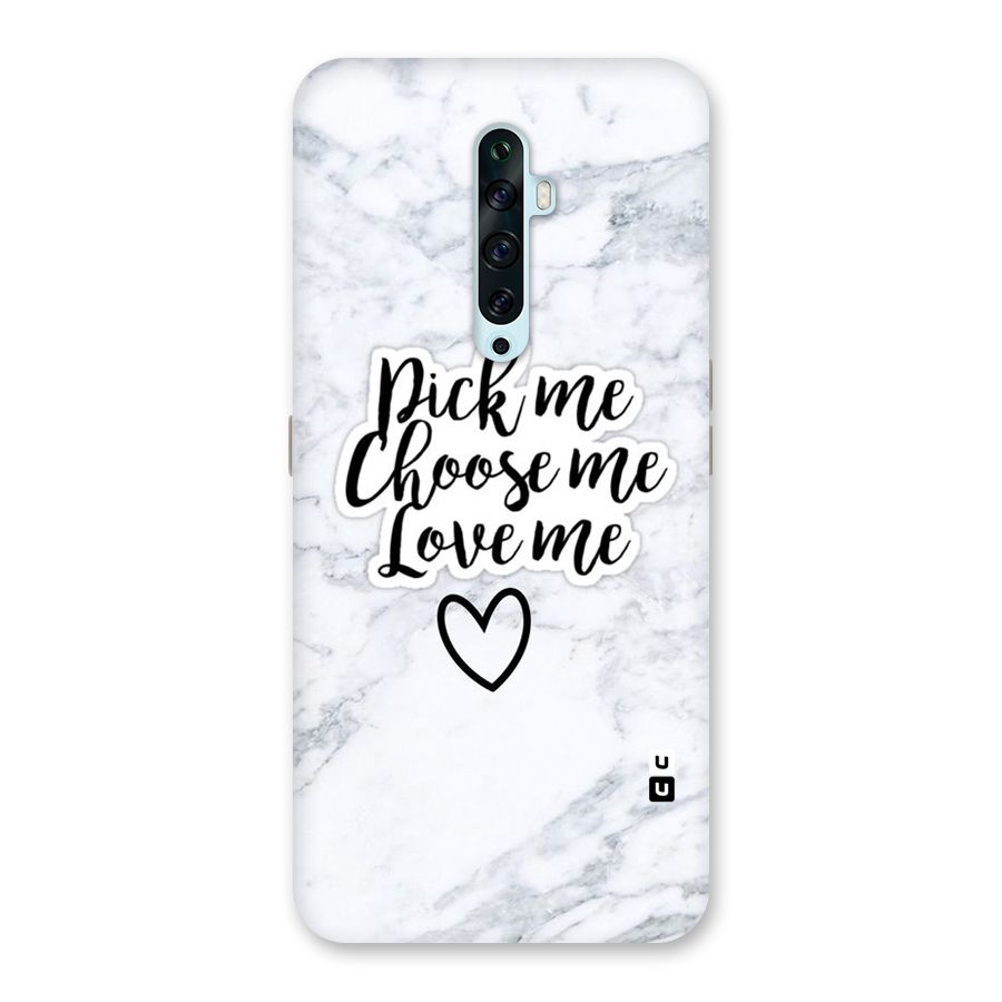 Just Me Back Case for Oppo Reno2 F