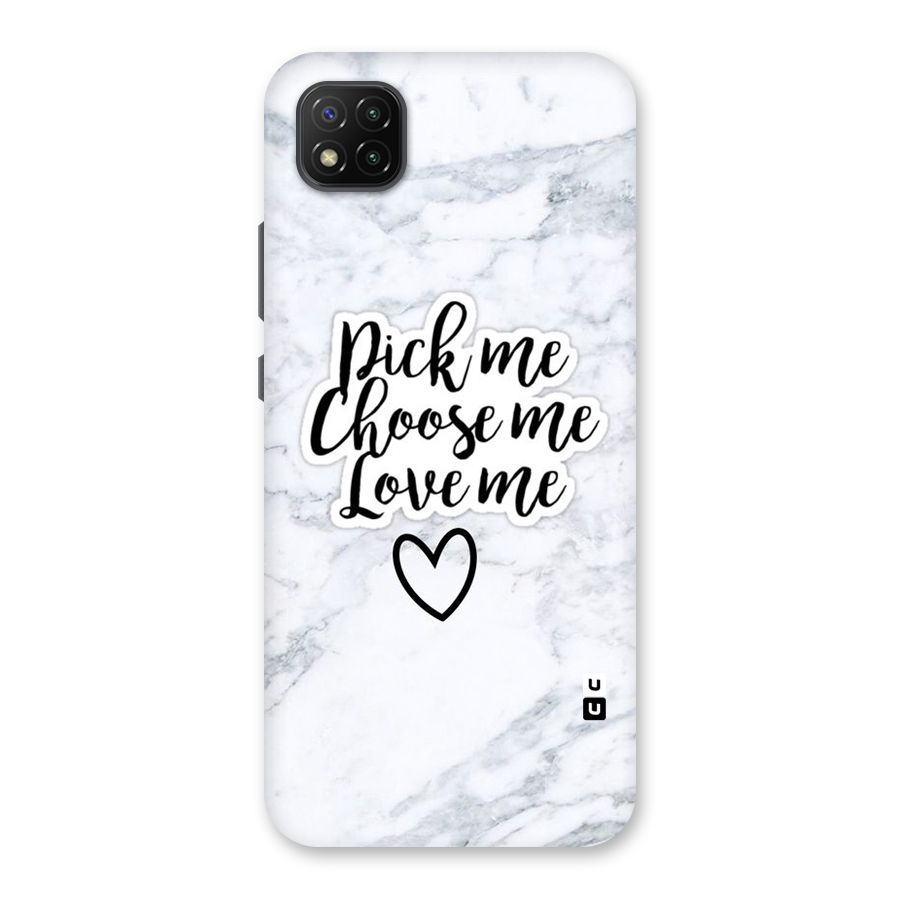 Just Me Back Case for Poco C3