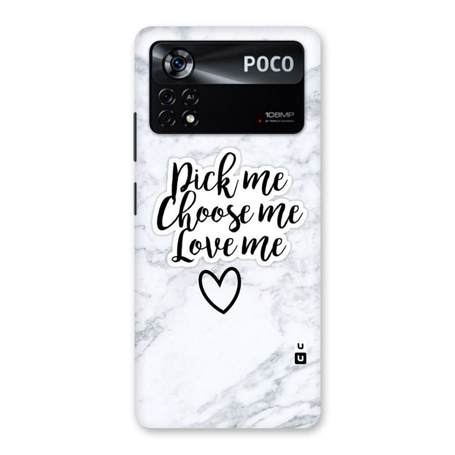 Just Me Back Case for Poco X4 Pro 5G