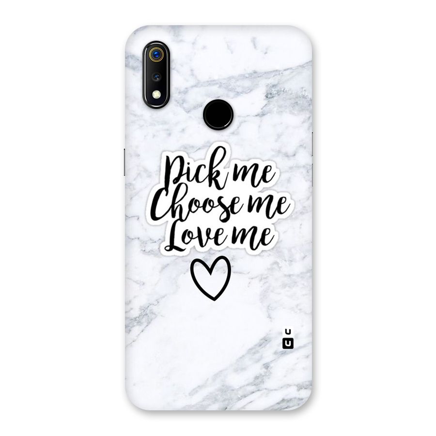 Just Me Back Case for Realme 3