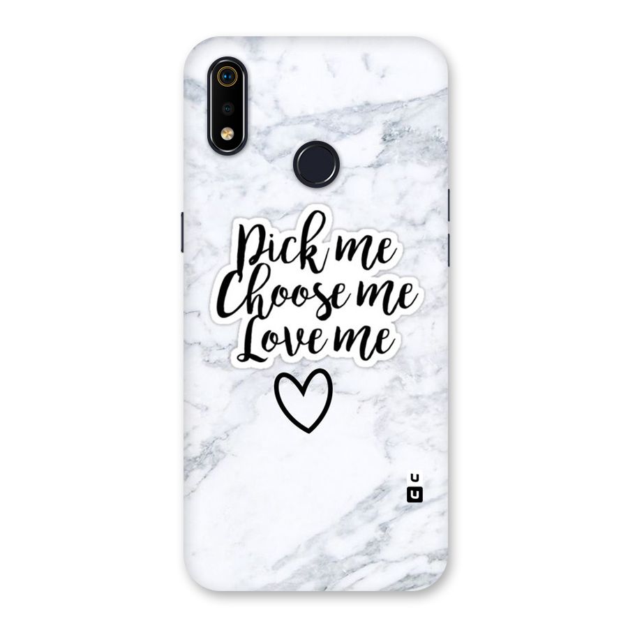 Just Me Back Case for Realme 3i