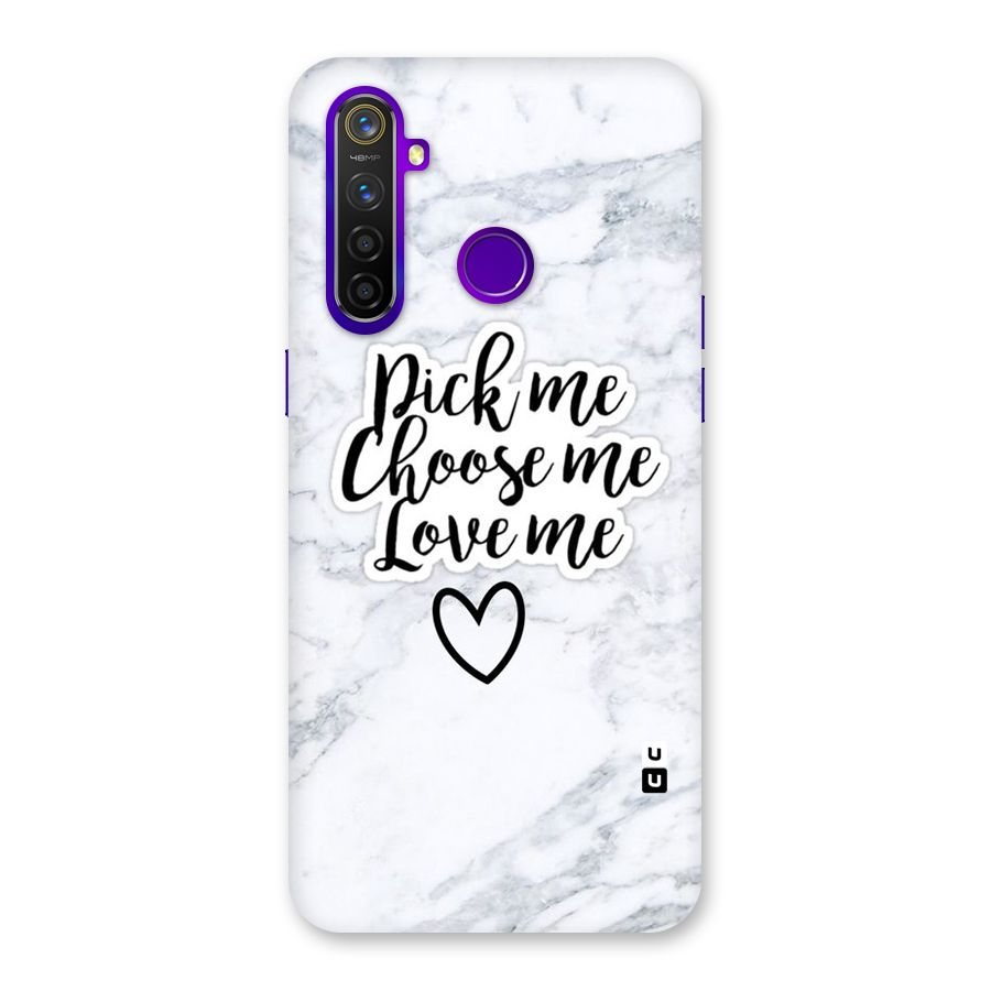 Just Me Back Case for Realme 5 Pro