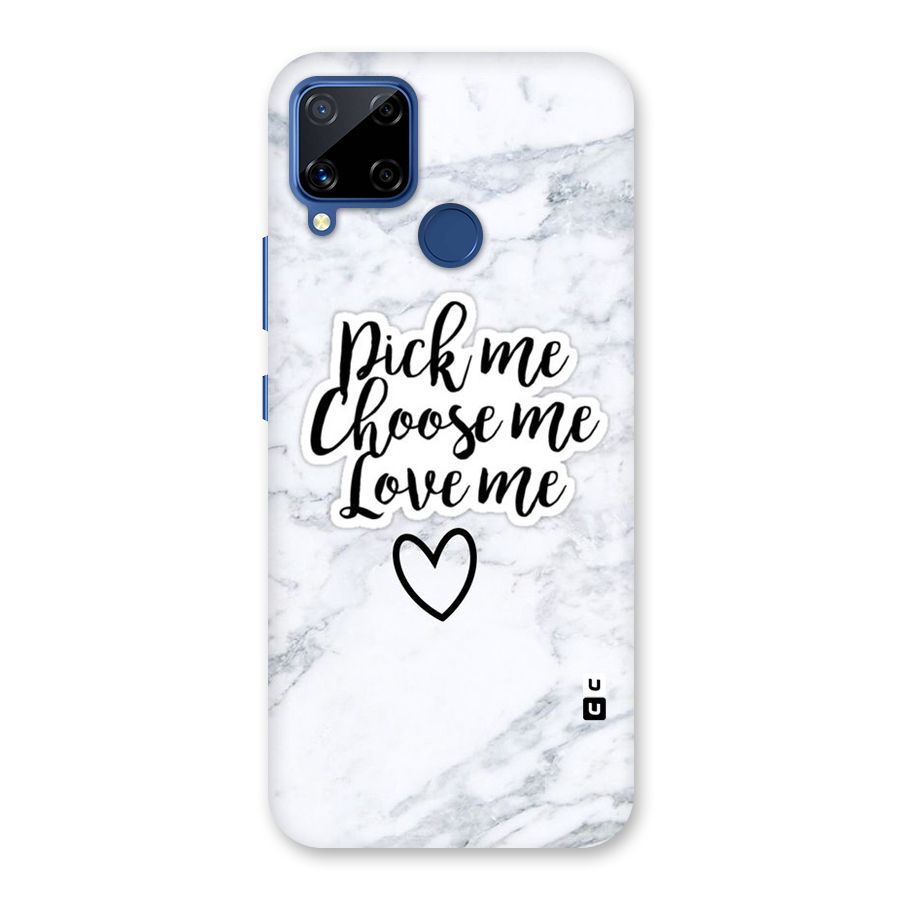 Just Me Back Case for Realme C15