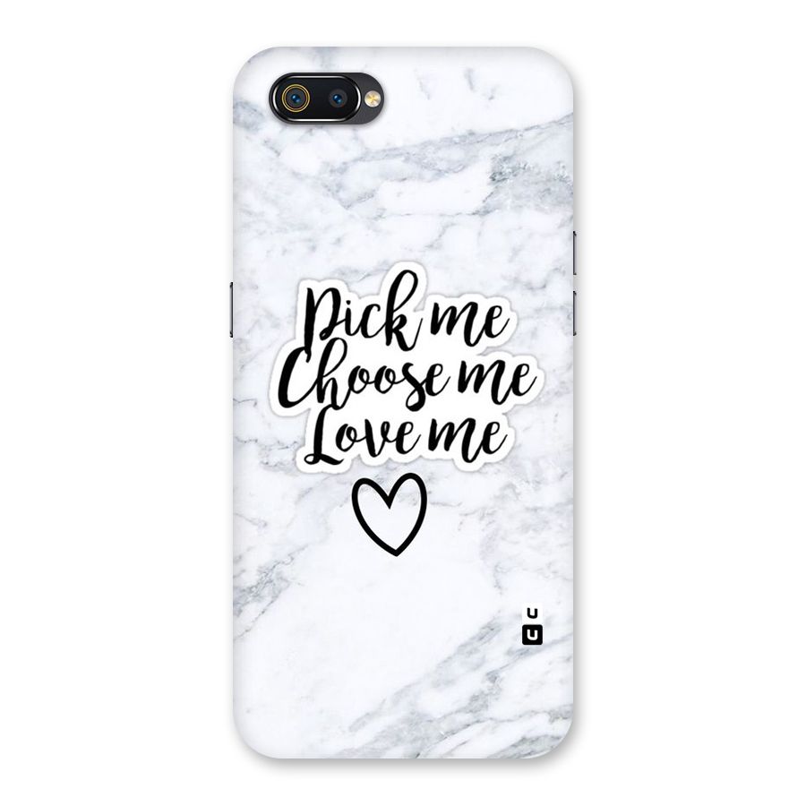 Just Me Back Case for Realme C2