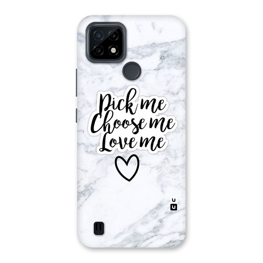 Just Me Back Case for Realme C21