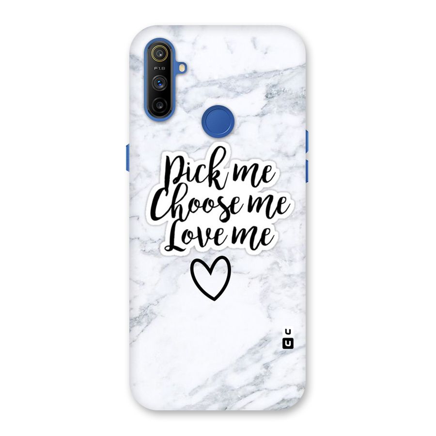 Just Me Back Case for Realme Narzo 10A