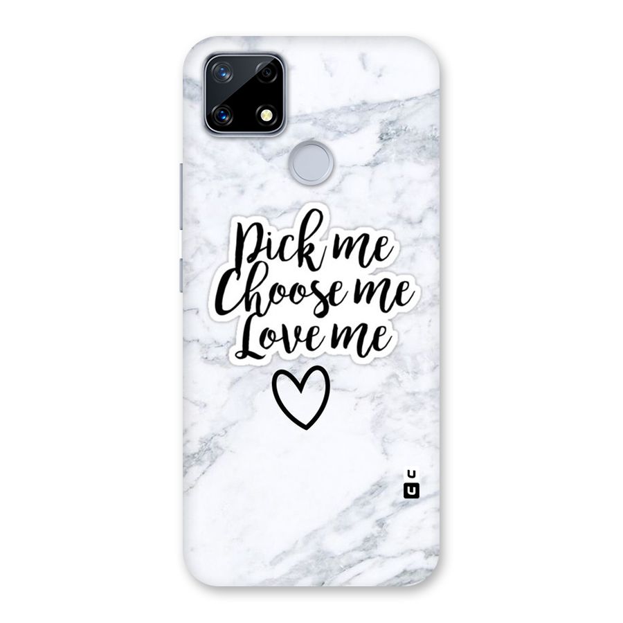 Just Me Back Case for Realme Narzo 20
