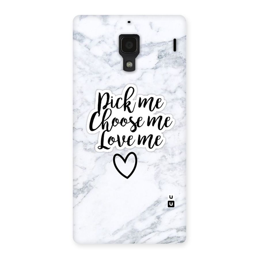 Just Me Back Case for Redmi 1S