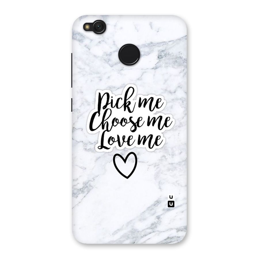 Just Me Back Case for Redmi 4