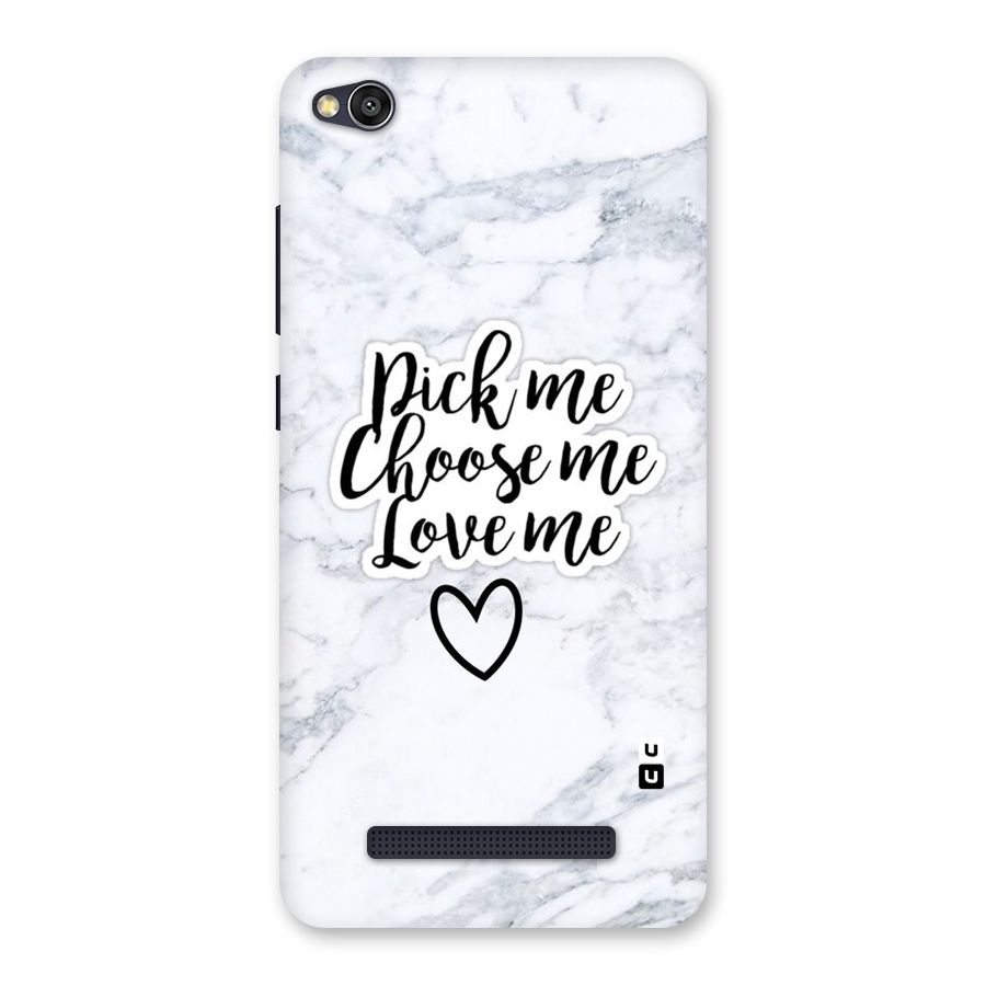 Just Me Back Case for Redmi 4A