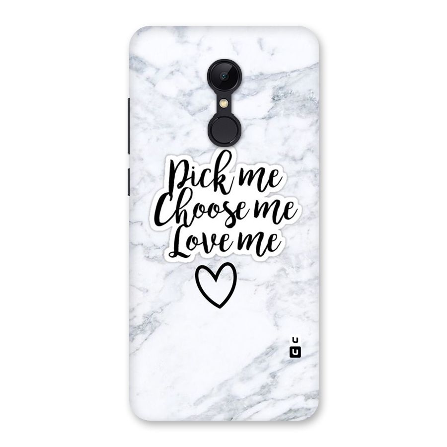 Just Me Back Case for Redmi 5