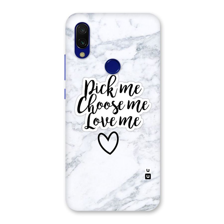 Just Me Back Case for Redmi 7