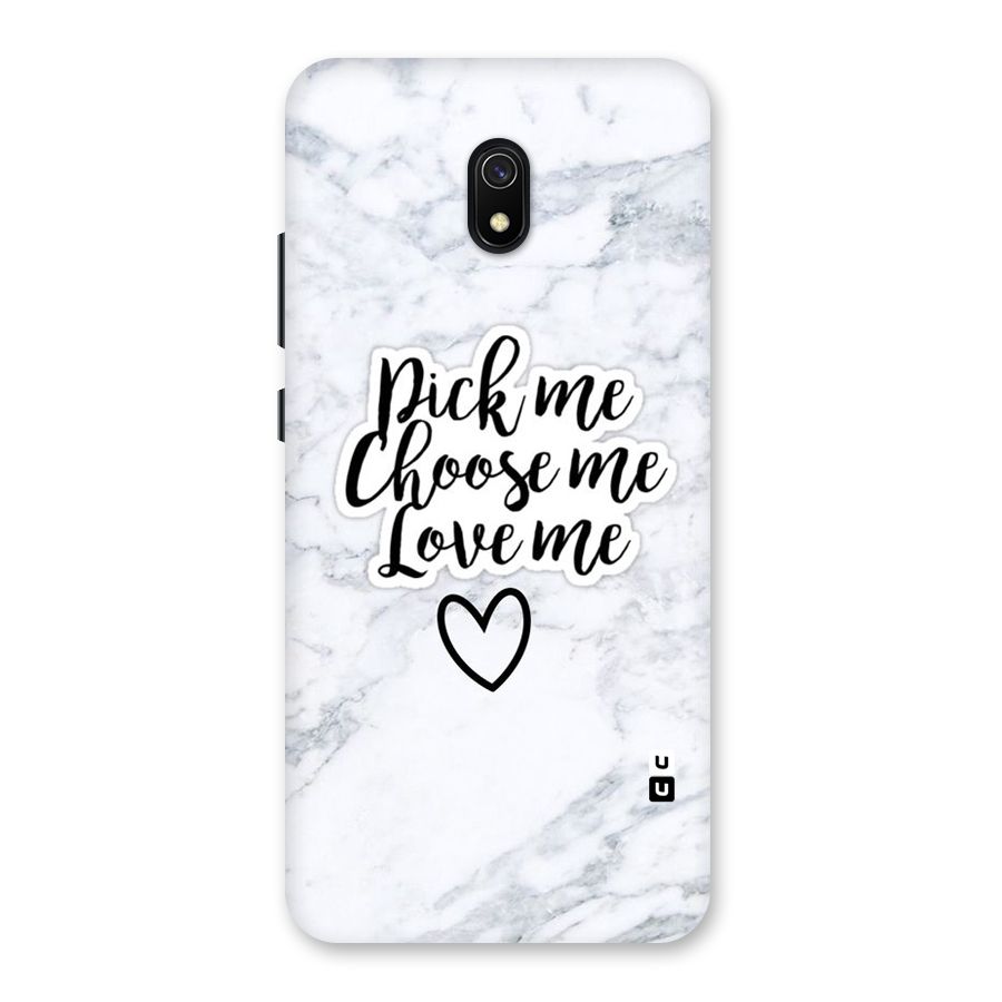 Just Me Back Case for Redmi 8A