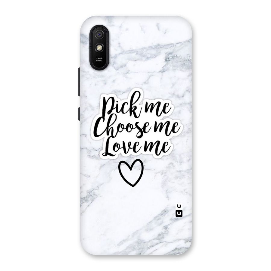 Just Me Back Case for Redmi 9A