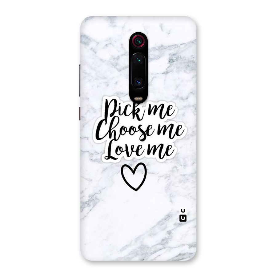 Just Me Back Case for Redmi K20 Pro