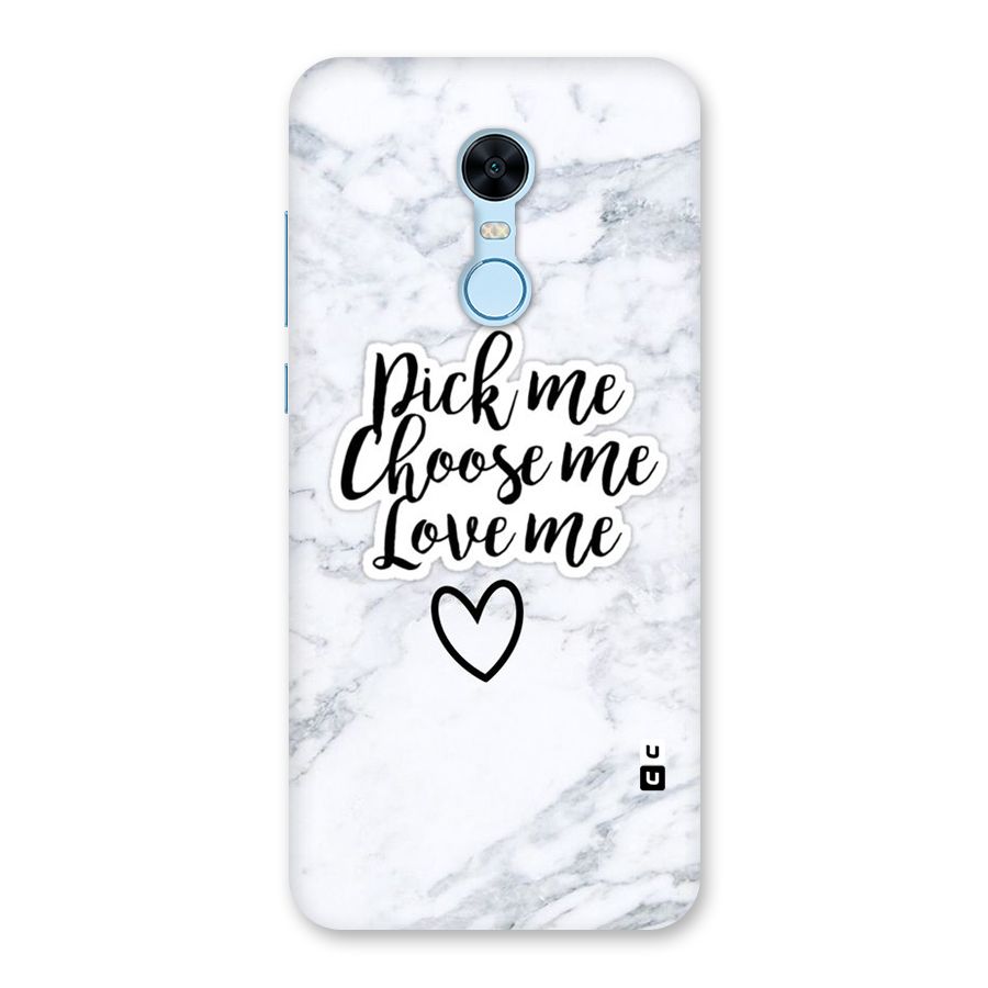 Just Me Back Case for Redmi Note 5