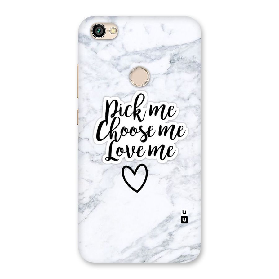 Just Me Back Case for Redmi Y1 2017