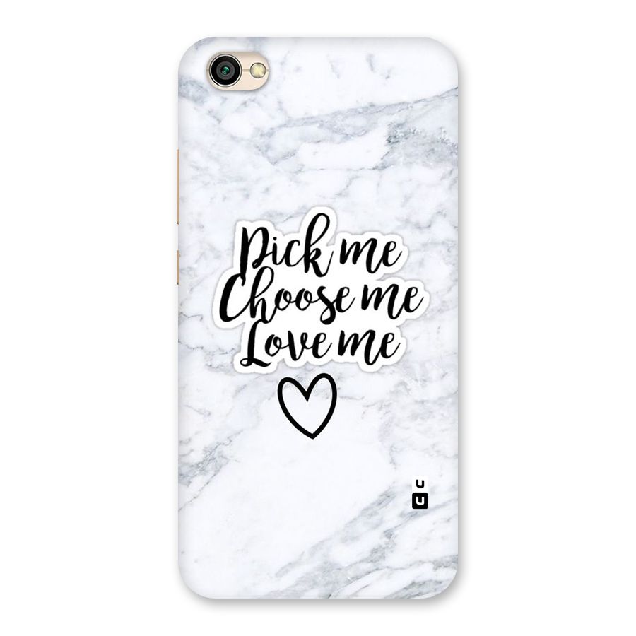 Just Me Back Case for Redmi Y1 Lite