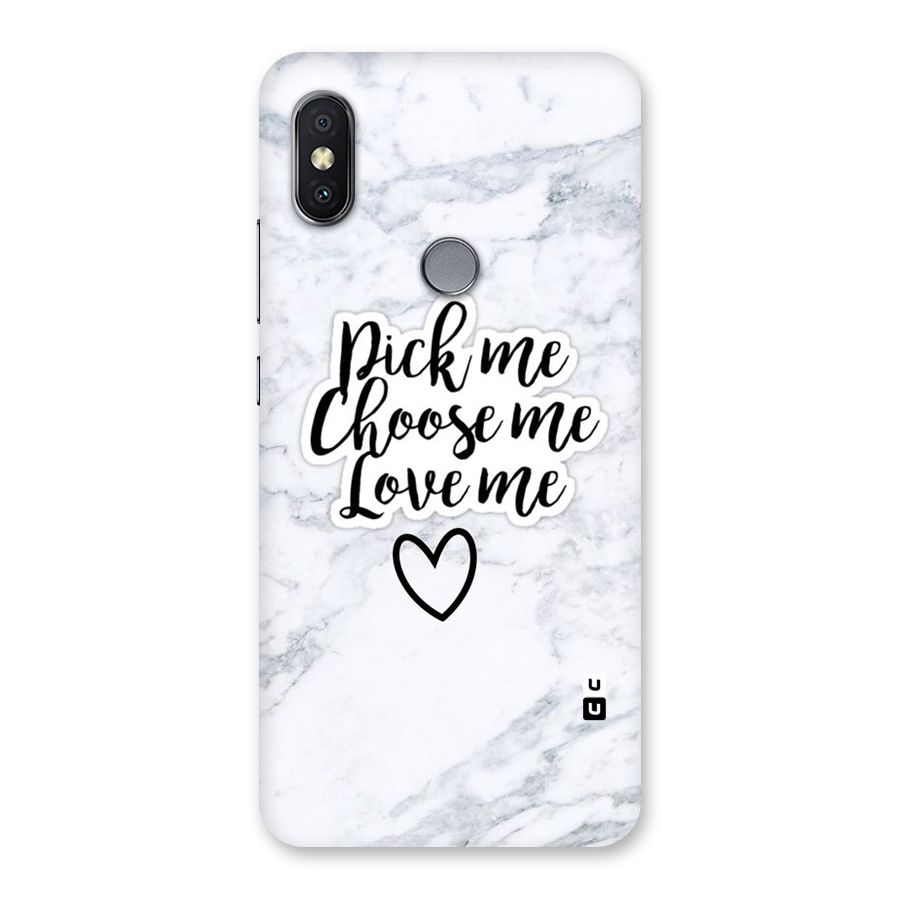 Just Me Back Case for Redmi Y2