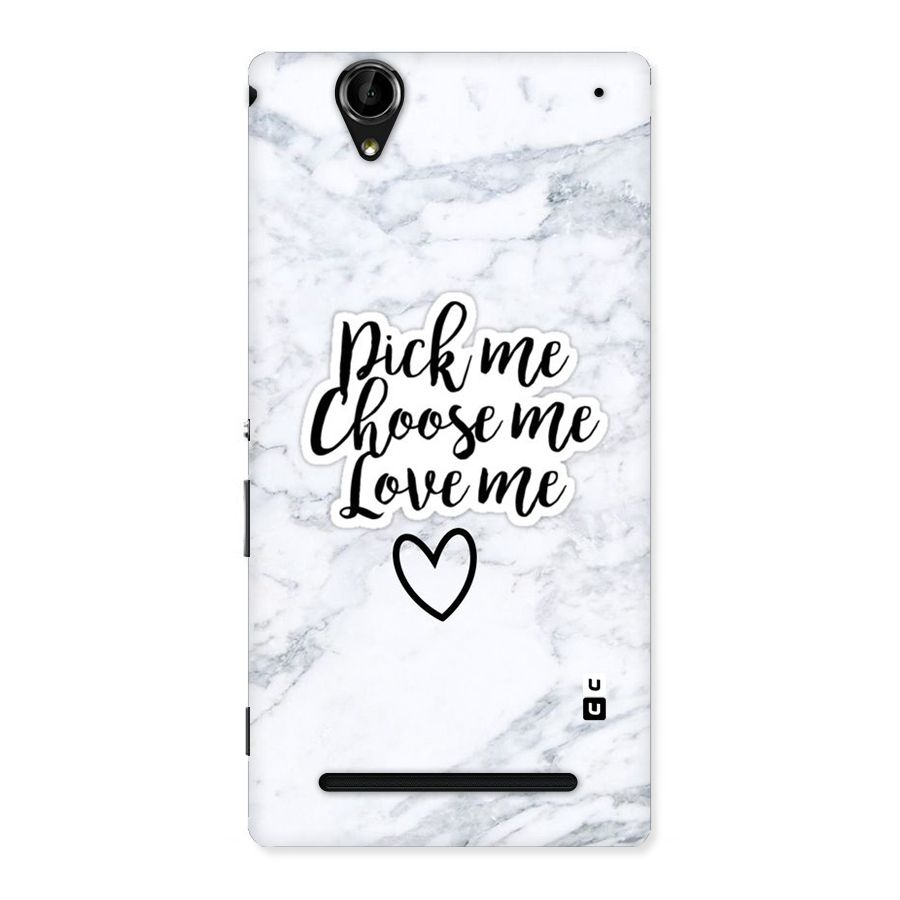 Just Me Back Case for Sony Xperia T2