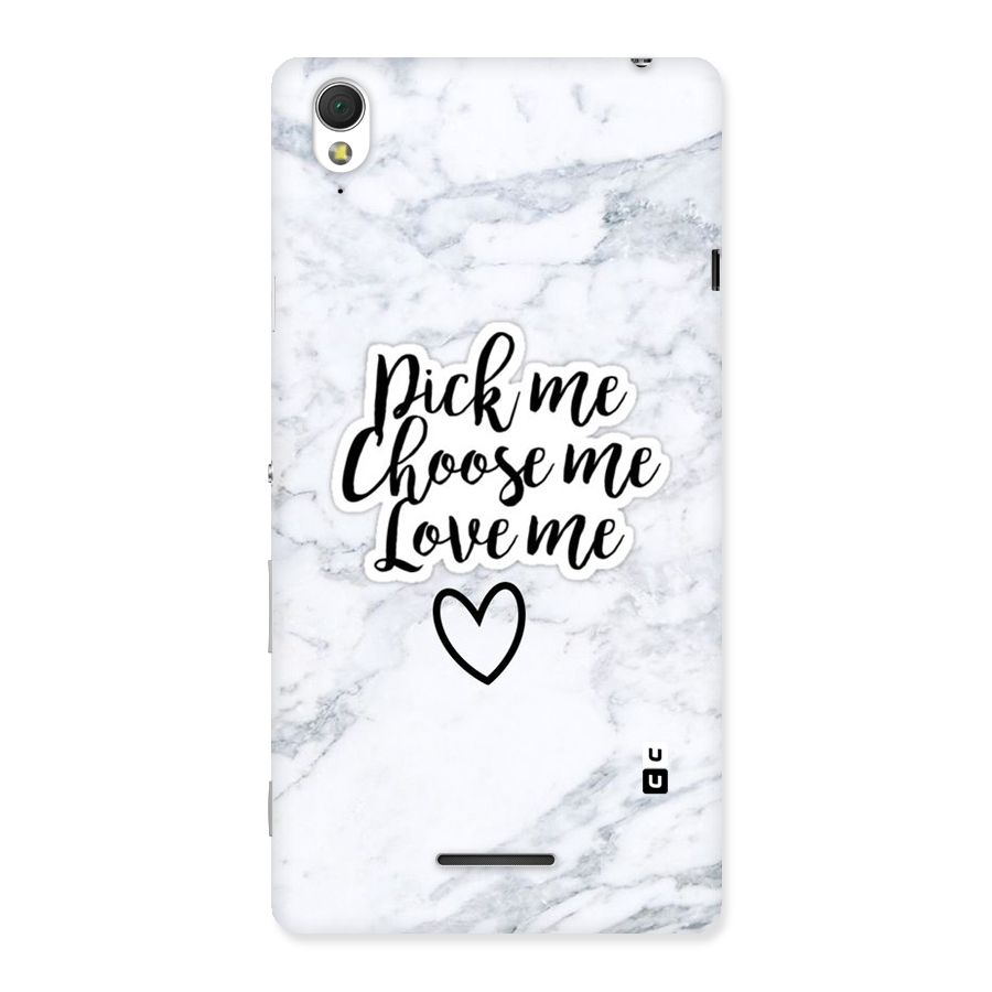 Just Me Back Case for Sony Xperia T3