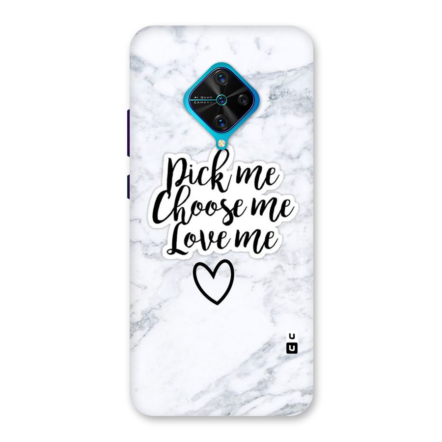 Just Me Back Case for Vivo S1 Pro
