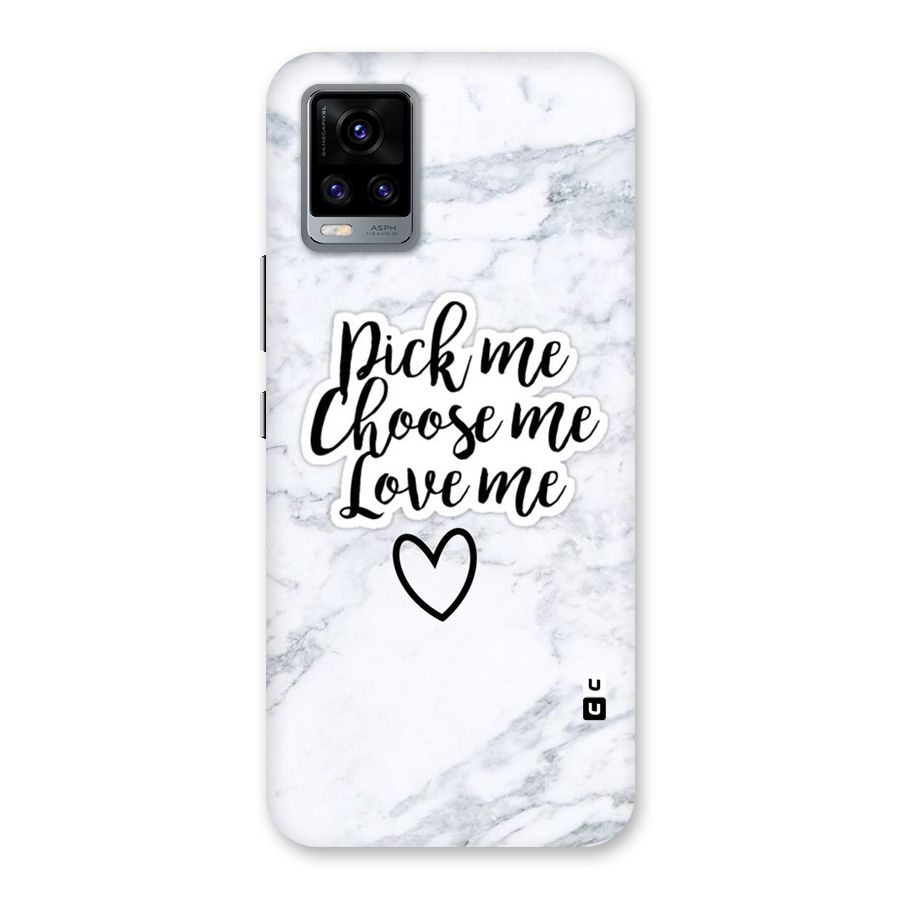 Just Me Back Case for Vivo V20