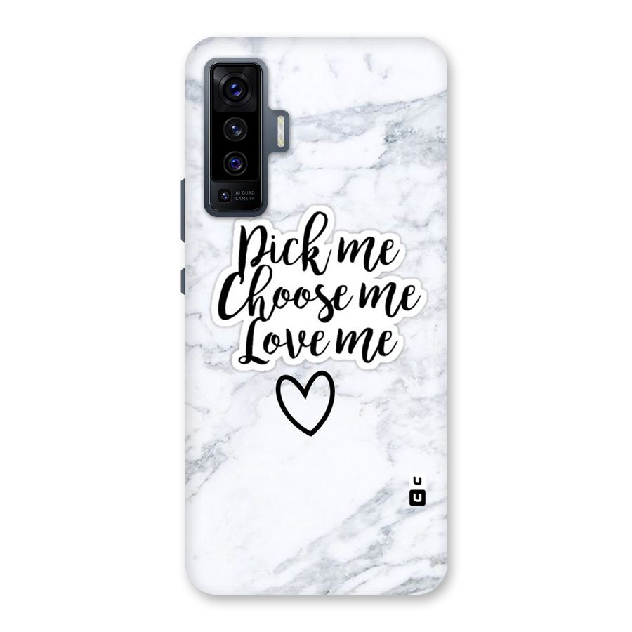 Just Me Back Case for Vivo X50