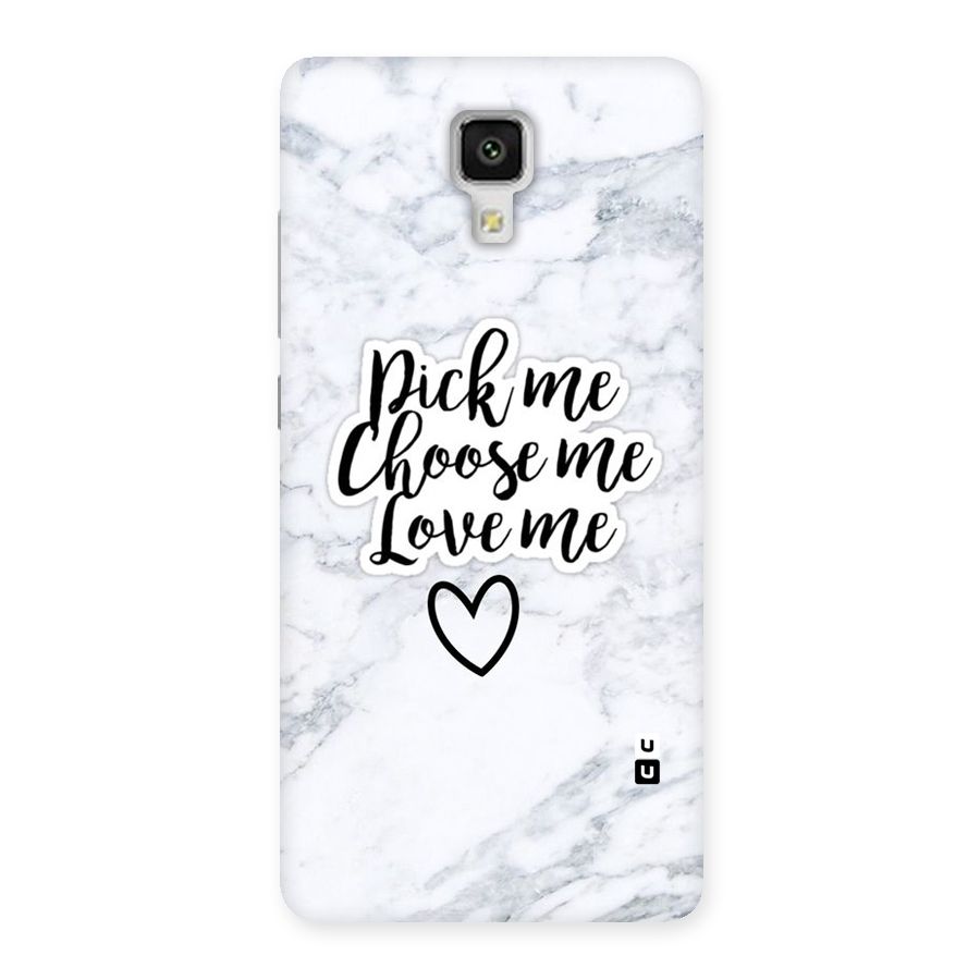 Just Me Back Case for Xiaomi Mi 4