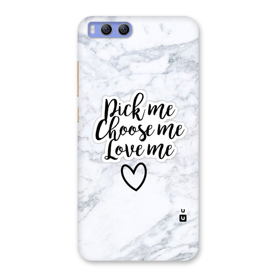Just Me Back Case for Xiaomi Mi 6