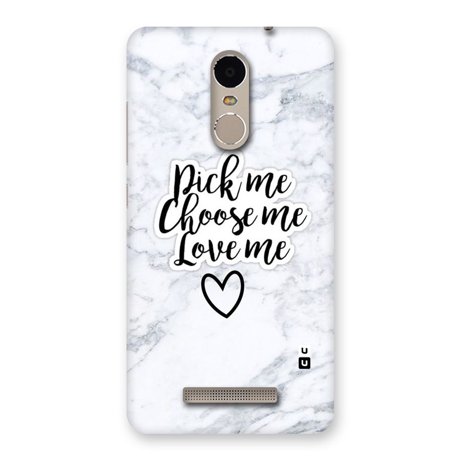 Just Me Back Case for Xiaomi Redmi Note 3