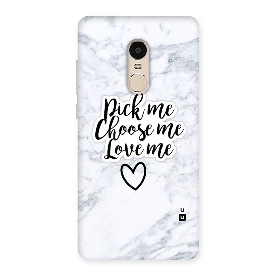 Just Me Back Case for Xiaomi Redmi Note 4