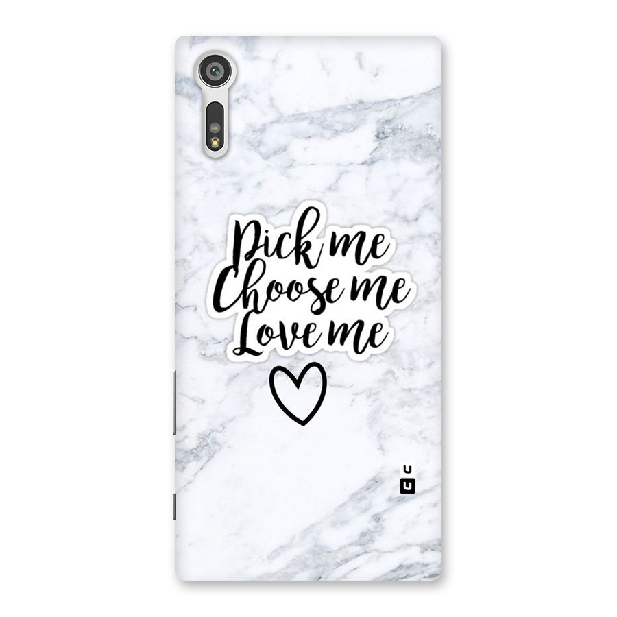 Just Me Back Case for Xperia XZ