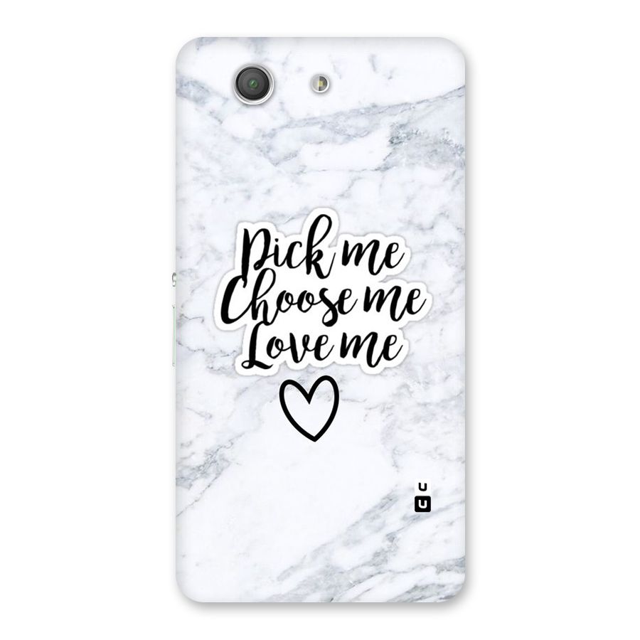 Just Me Back Case for Xperia Z3 Compact