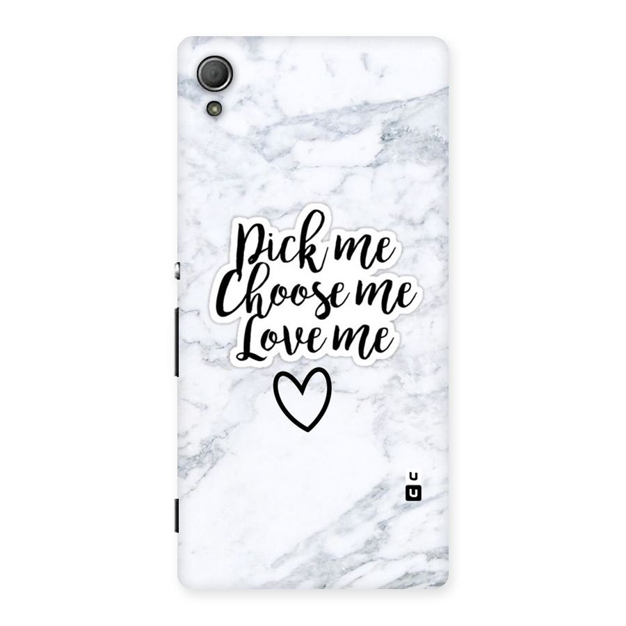 Just Me Back Case for Xperia Z3 Plus