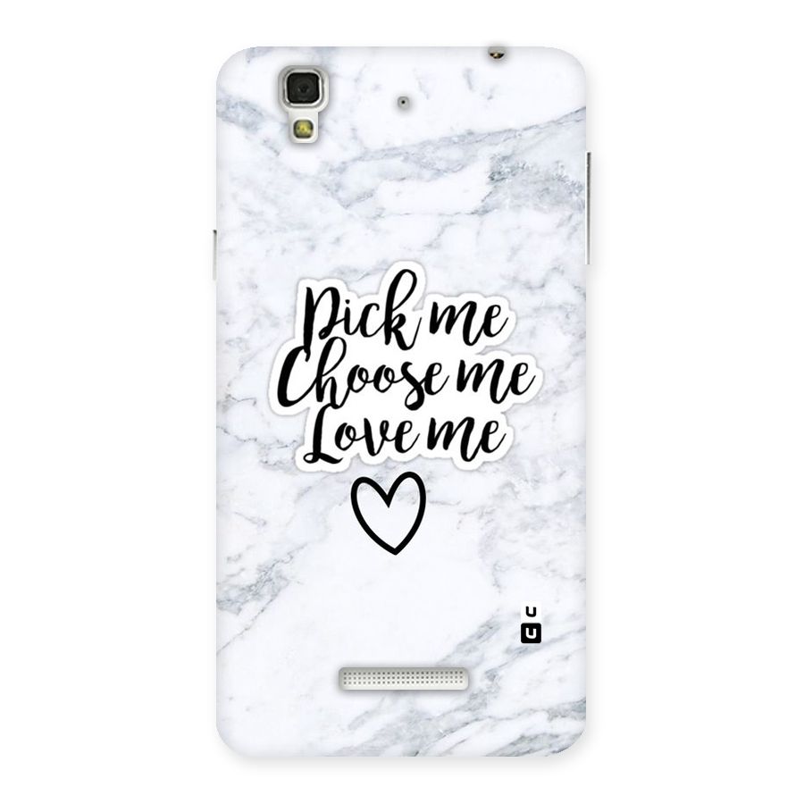 Just Me Back Case for Yu Yureka