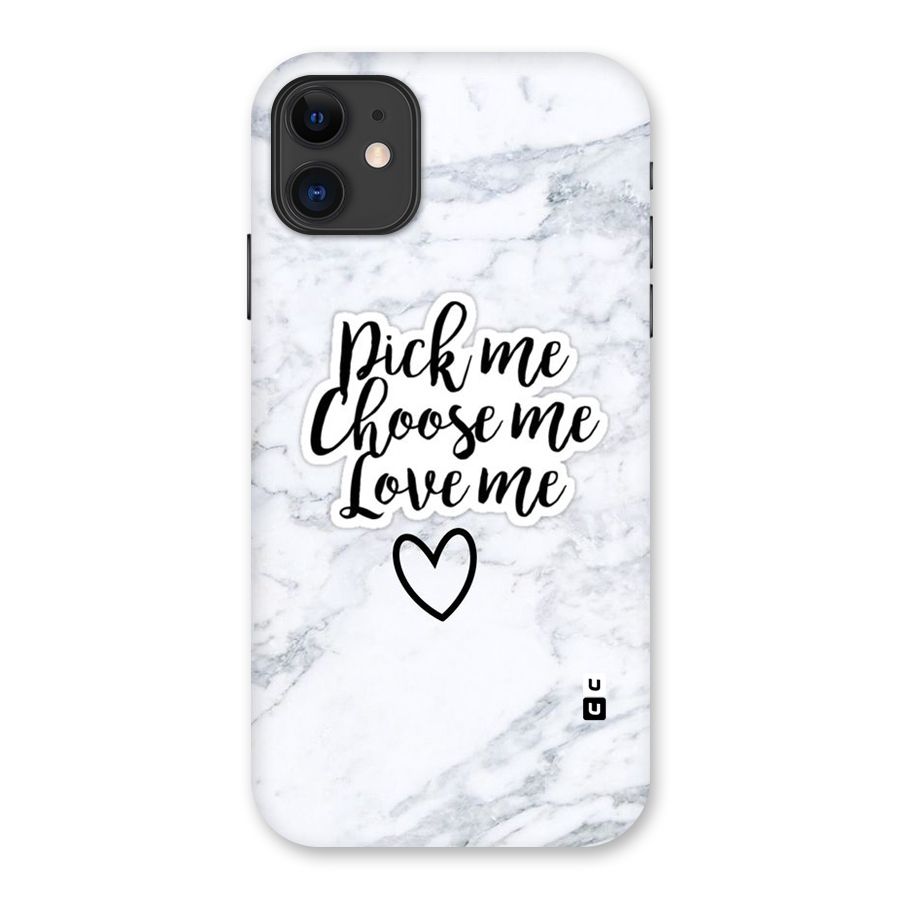 Just Me Back Case for iPhone 11