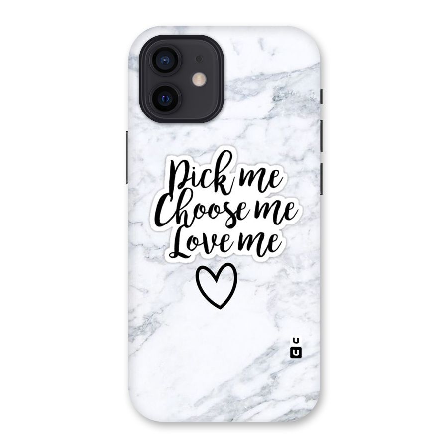 Just Me Back Case for iPhone 12