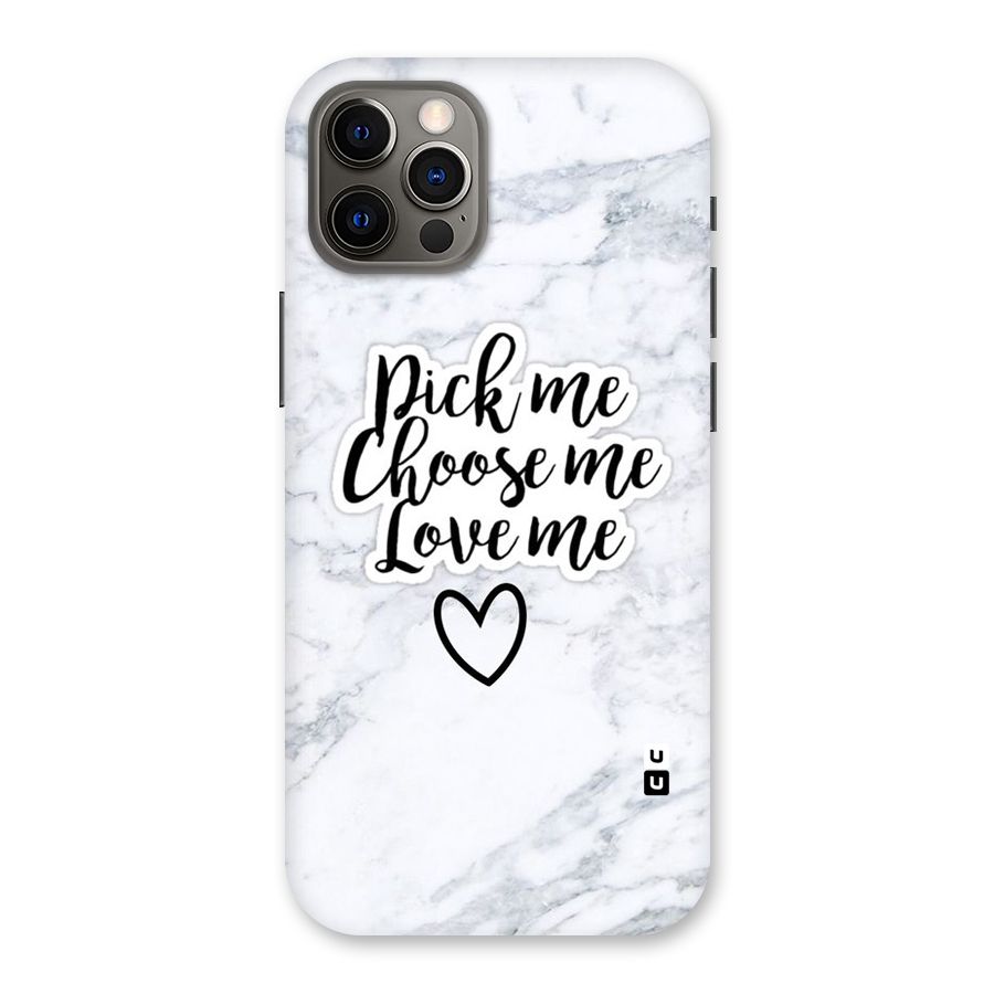 Just Me Back Case for iPhone 12 Pro