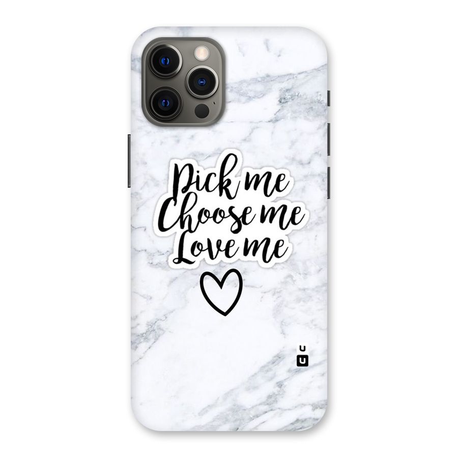 Just Me Back Case for iPhone 12 Pro Max