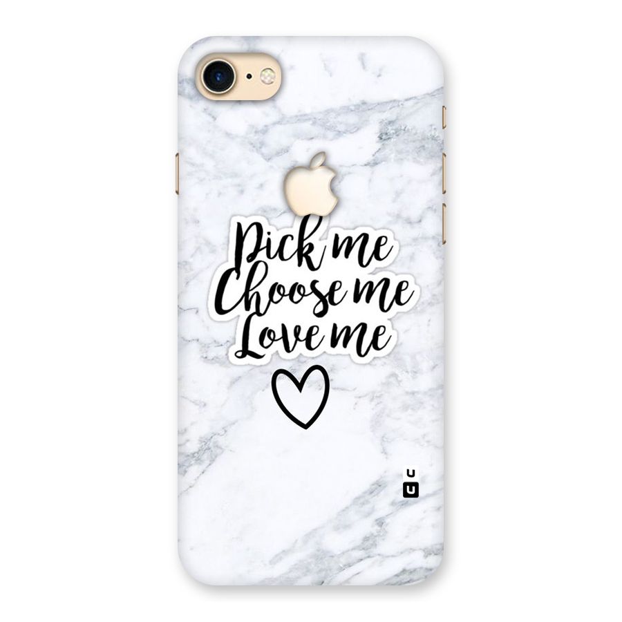 Just Me Back Case for iPhone 7 Apple Cut