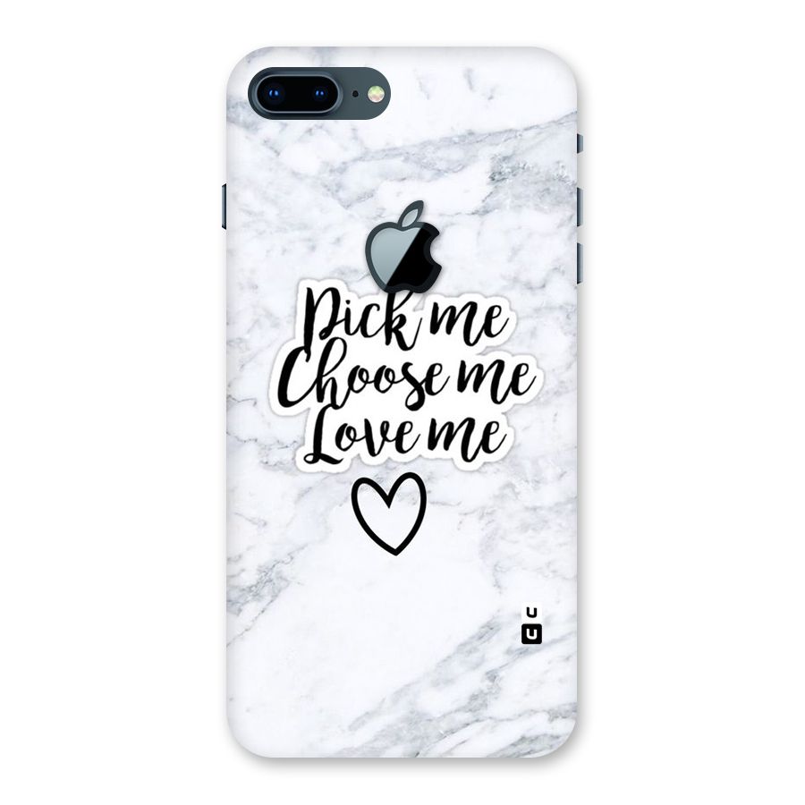 Just Me Back Case for iPhone 7 Plus Apple Cut