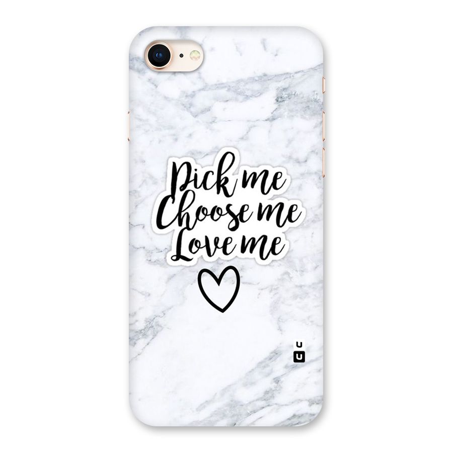 Just Me Back Case for iPhone 8