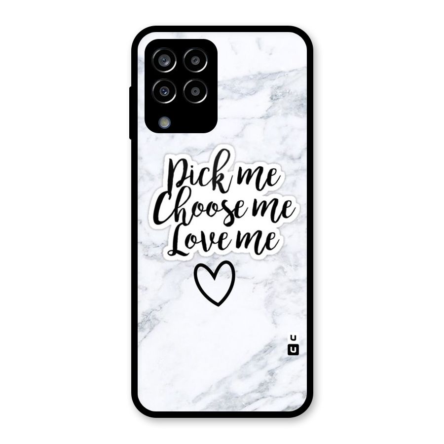 Just Me Glass Back Case for Galaxy M33