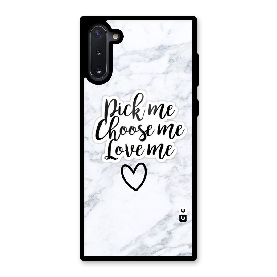 Just Me Glass Back Case for Galaxy Note 10