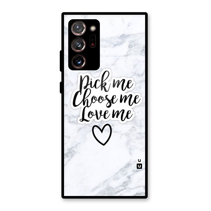 Just Me Glass Back Case for Galaxy Note 20 Ultra