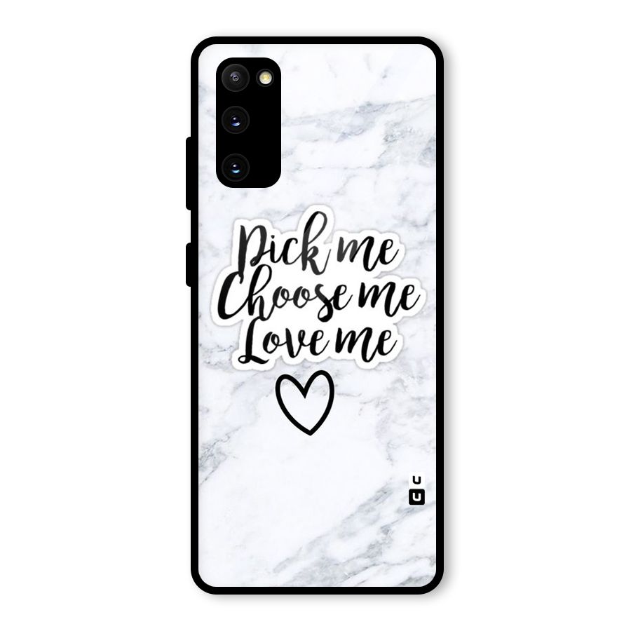 Just Me Glass Back Case for Galaxy S20 FE 5G