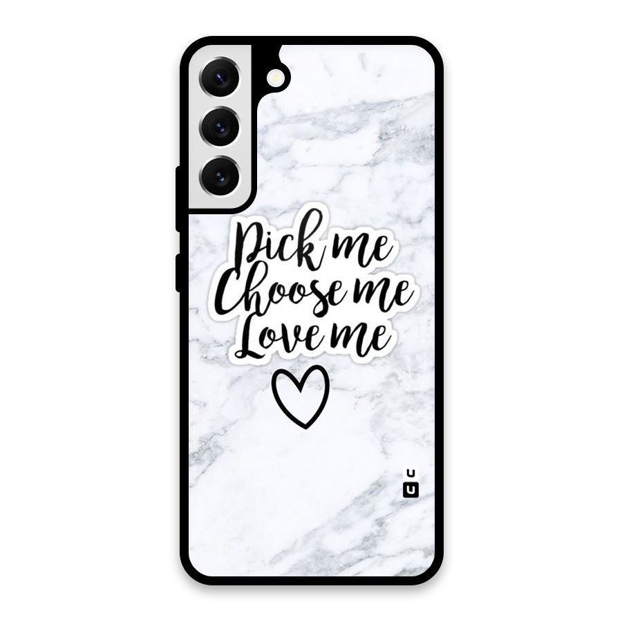 Just Me Glass Back Case for Galaxy S22 Plus 5G