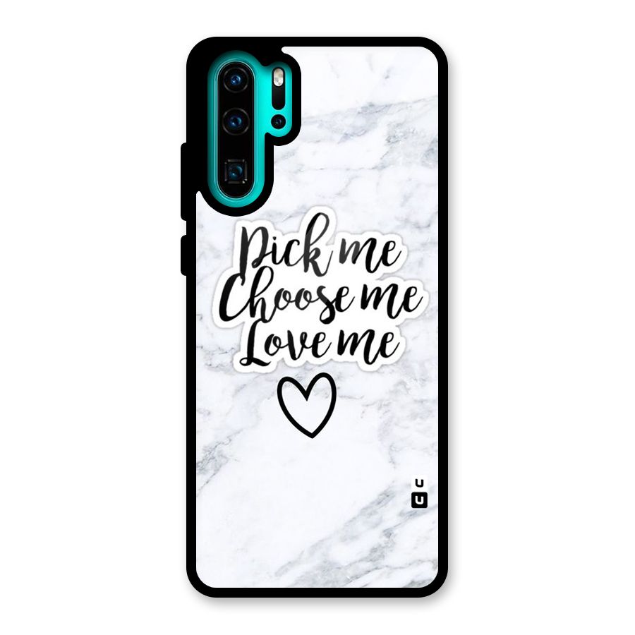Just Me Glass Back Case for Huawei P30 Pro